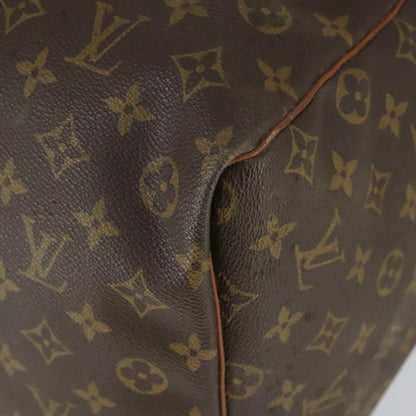 Louis Vuitton Keepall Bag Monogram Canvas, BROWN, CANVAS, Travel bag