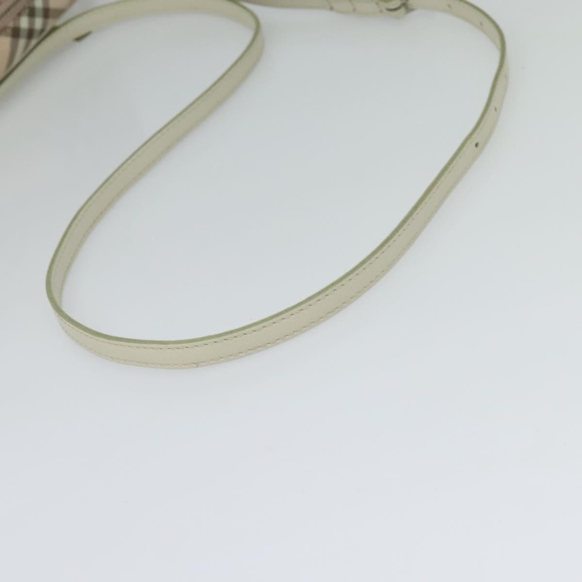 Burberry Nova Check Blue Label Canvas, PINK, CANVAS, Shoulder bag