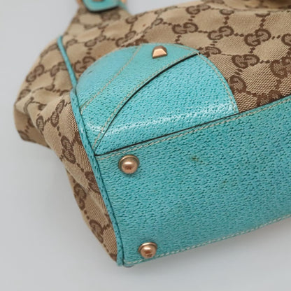 Gucci Joy Bardot Hobo GG Canvas, BEIGE, CANVAS, Handbag