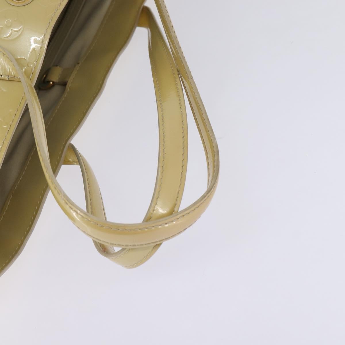 Louis Vuitton Wilshire Handbag Monogram Vernis, BEIGE, PATENT_LEATHER, Handbag