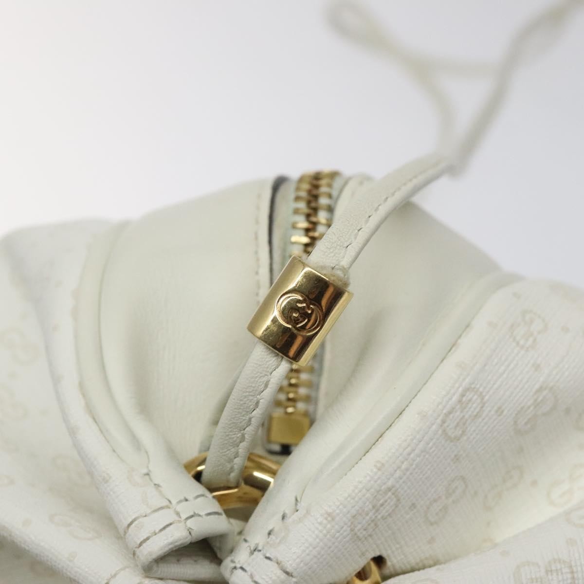 Gucci Candy Crossbody Bag Mini GG Coated Canvas, WHITE, CANVAS, Shoulder bag