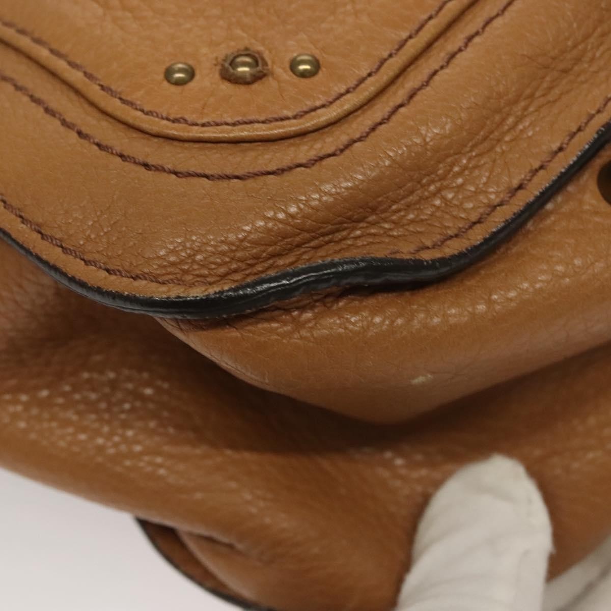 Chloe Paddington Lock Handbag Leather, BROWN, LEATHER, Handbag