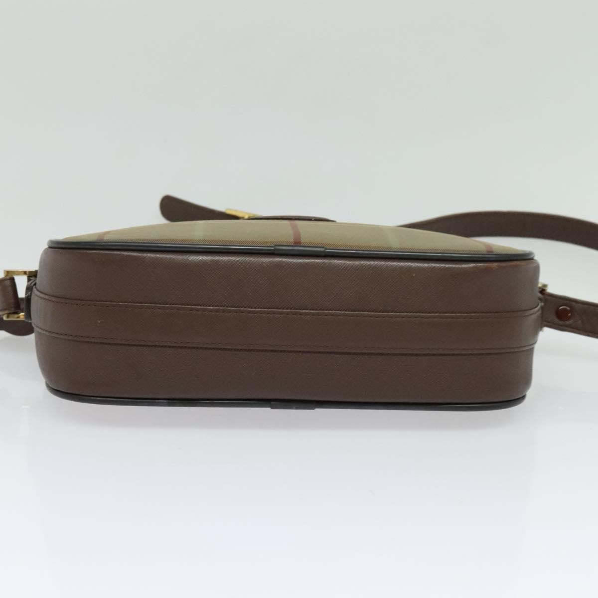 Burberry Nova check Shoulder bag Canvas, BEIGE, CANVAS, Shoulder bag