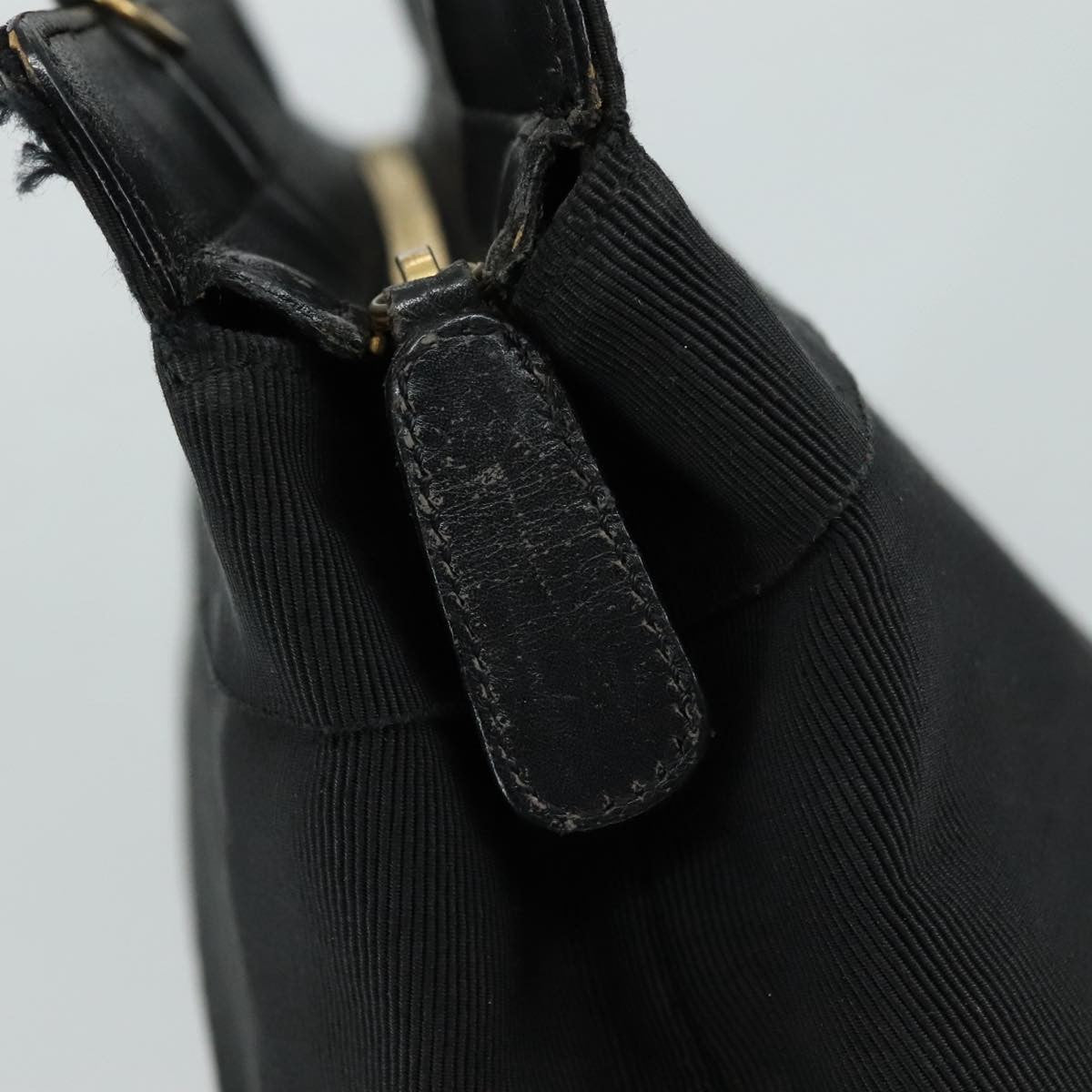 Salvatore Ferragamo Vala Handbag Canvas, BLACK, CANVAS, Handbag