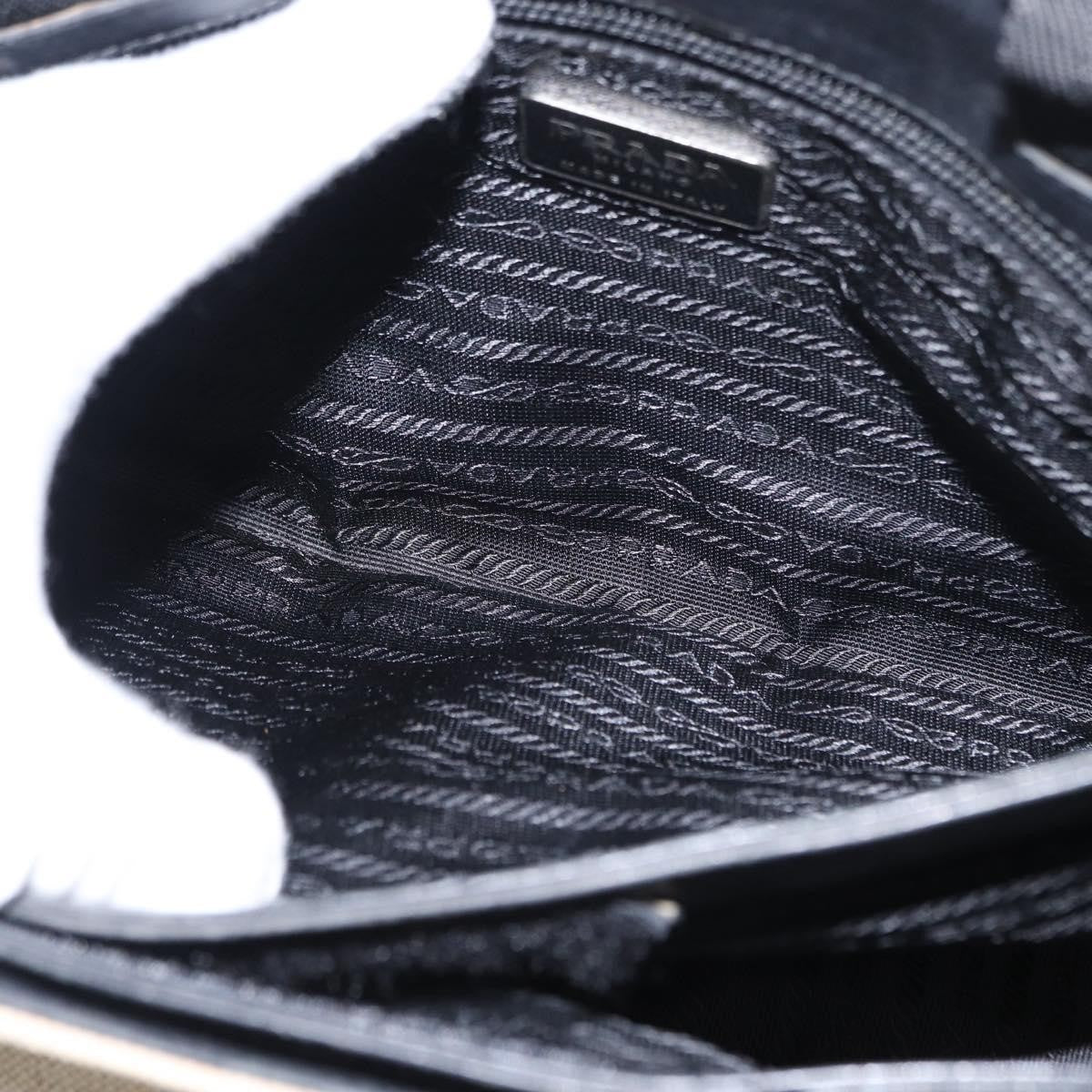 Prada Vintage Handbag Canvas, BEIGE, CANVAS, Handbag