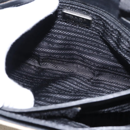 Prada Vintage Handbag Canvas, BEIGE, CANVAS, Handbag