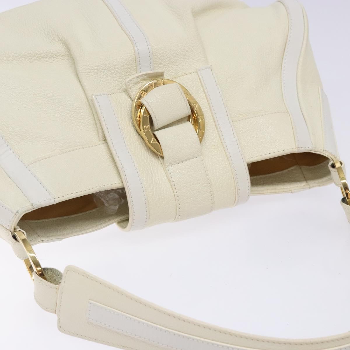 Bvlgari Chandra Top Handle Bag Leather, BEIGE, LEATHER, Shoulder bag