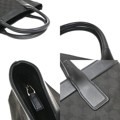 Gucci Vintage tote Canvas, BLACK, CANVAS, Tote bag