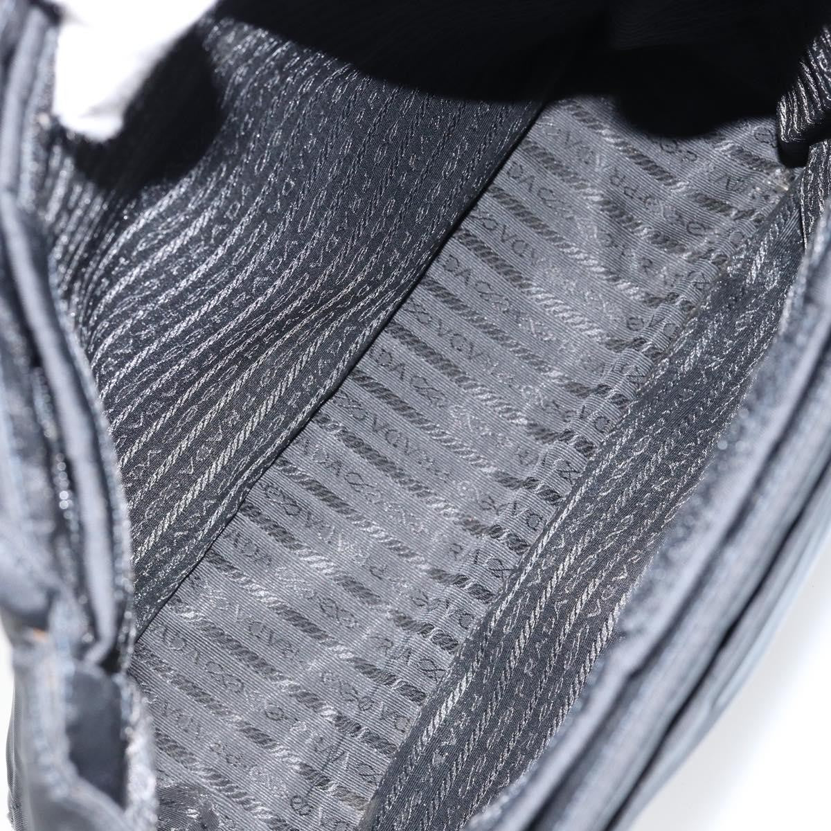 Prada Vintage Shoulder Bag Tessuto, BLACK, NYLON, Shoulder bag