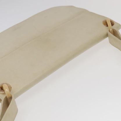 Prada Flap Shoulder Bag Leather, BEIGE, LEATHER, Shoulder bag