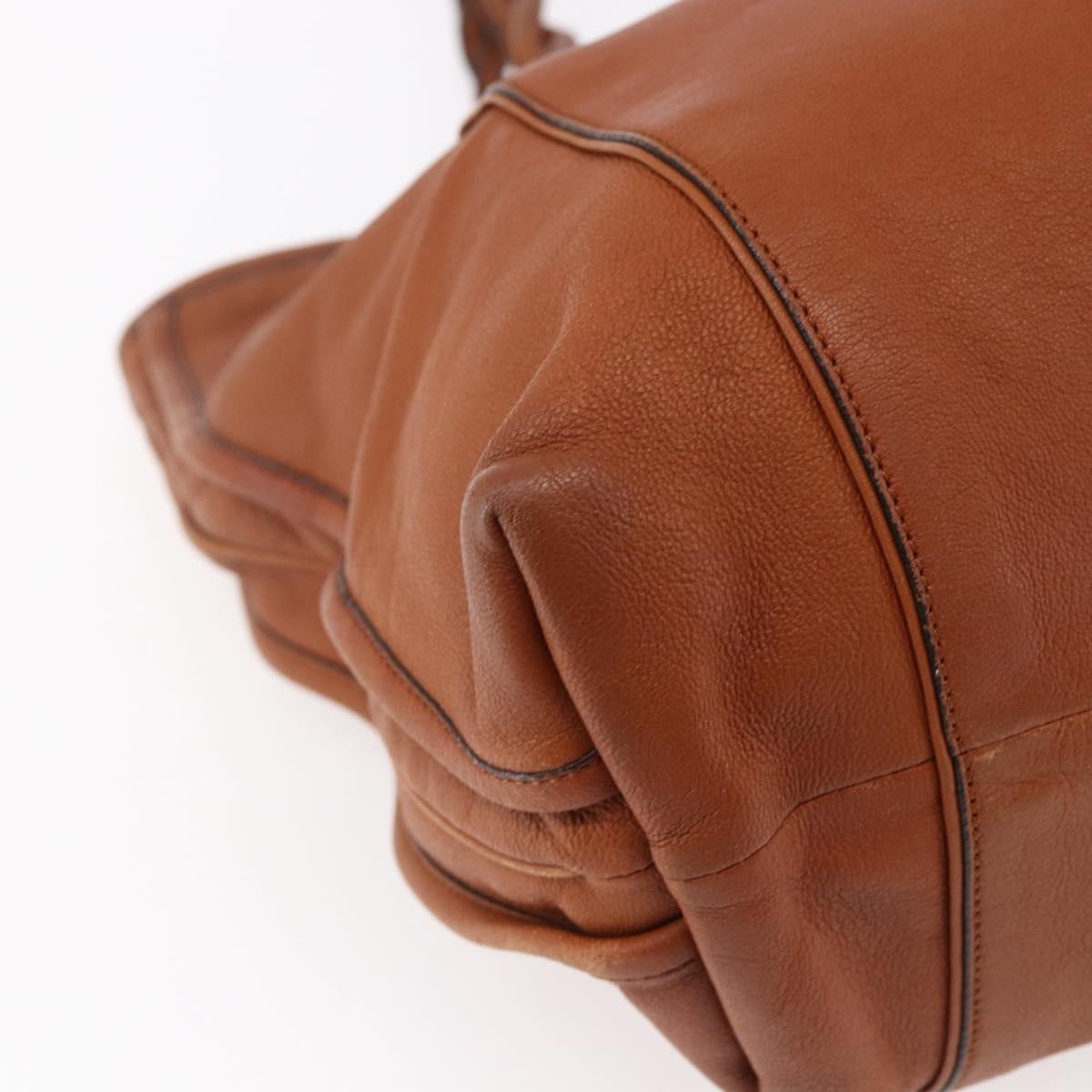 Chloe Vintage Tote bag Leather, BROWN, LEATHER, Tote bag