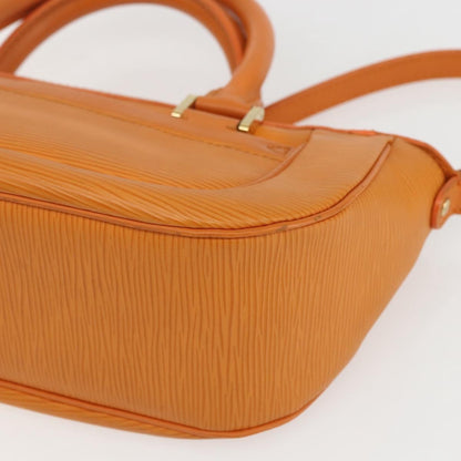 Louis Vuitton Danura Handbag Epi, ORANGE, LEATHER, Handbag