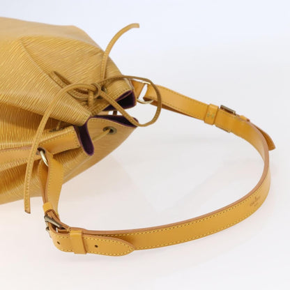 Louis Vuitton Noe Handbag Epi leather, YELLOW, LEATHER, Shoulder bag