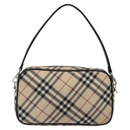 Burberry Nova check Pochette Canvas, BEIGE, NYLON, Clutche & pouche