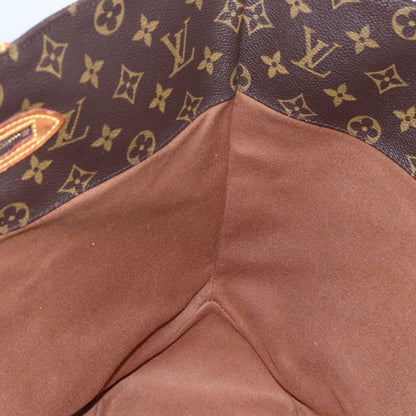 Louis Vuitton Shopping Sac Handbag Monogram Canvas, BROWN, CANVAS, Tote bag