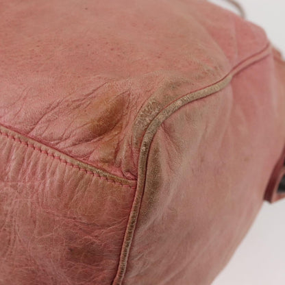Balenciaga Twiggy Classic Studs Bag Leather, PINK, LEATHER, Handbag