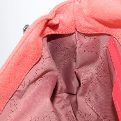 Stella McCartney Falabella Fold Over Flap Crossbody Bag Shaggy Deer, ORANGE, POLYESTER, Shoulder bag