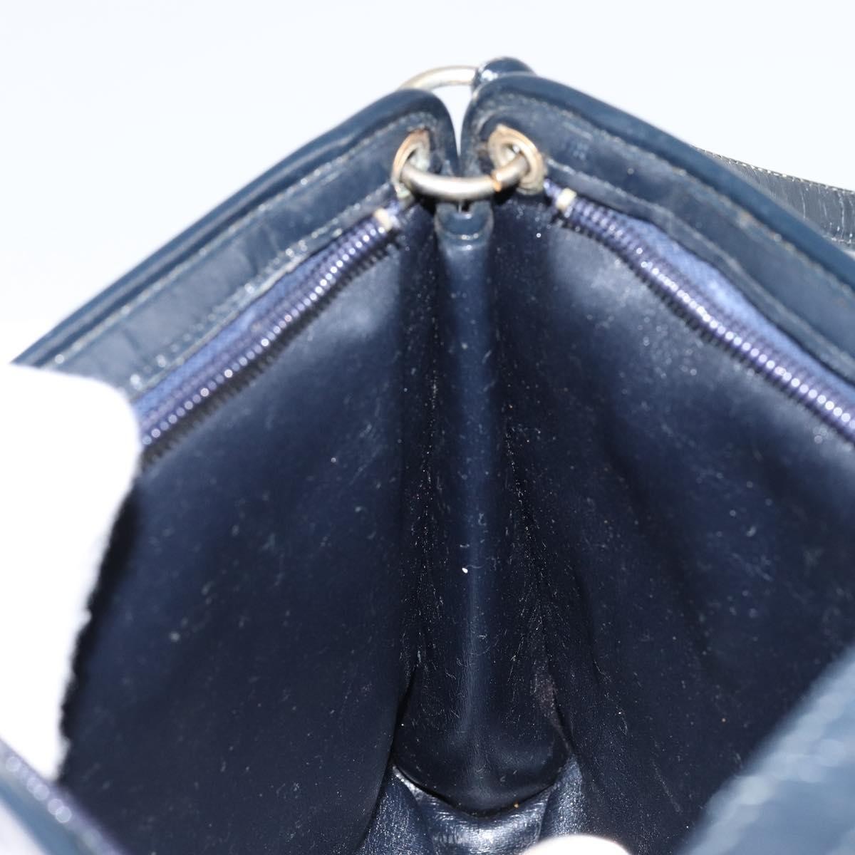 Christian Dior Vintage Trotter Shoulder Bag Canvas, NAVY, CANVAS, Shoulder bag