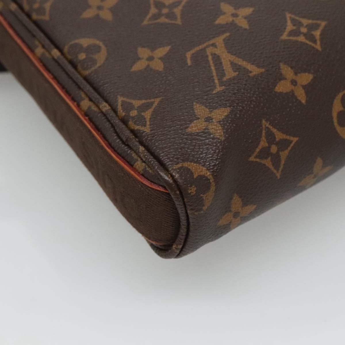 Louis Vuitton Trotteur Beaubourg Handbag Monogram Canvas, BROWN, CANVAS, Handbag