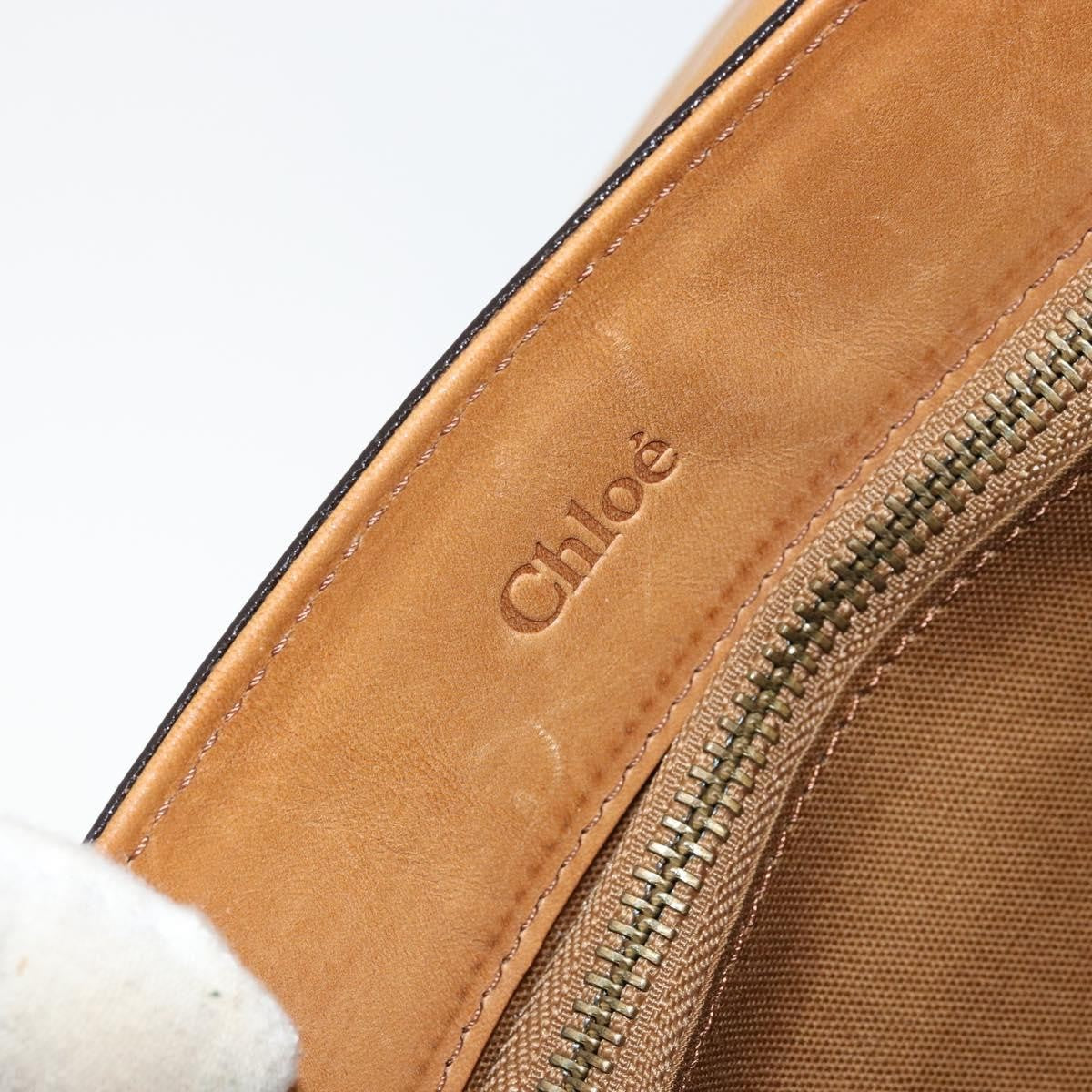 Chloe Vintage handbag Leather, BROWN, LEATHER, Shoulder bag