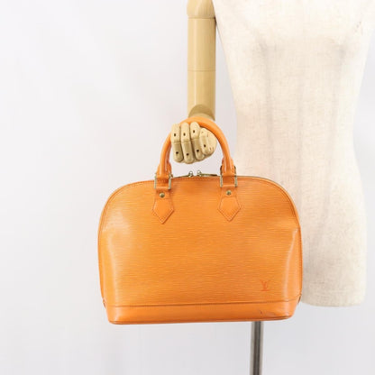 Louis Vuitton Vintage Alma Handbag Epi Leather, ORANGE, LEATHER, Handbag