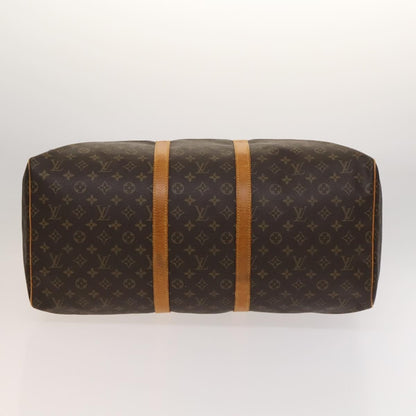 Louis Vuitton Keepall Bag Monogram Canvas, BROWN, CANVAS, Travel bag