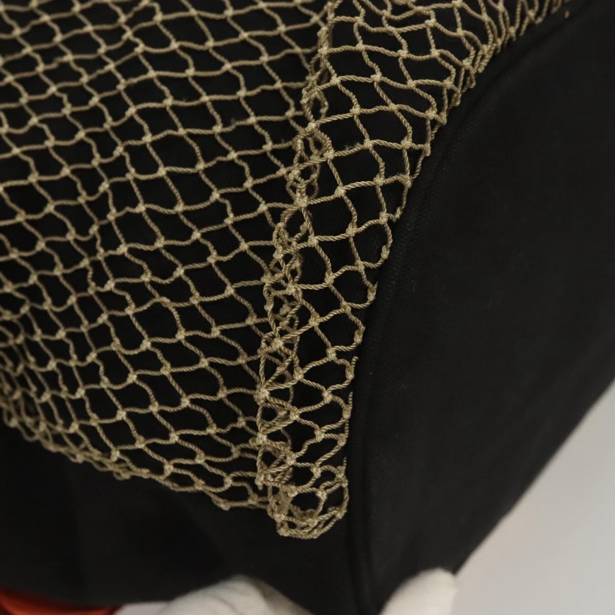 Chanel Camellia Flower Tote Canvas, BLACK, CANVAS, Tote bag