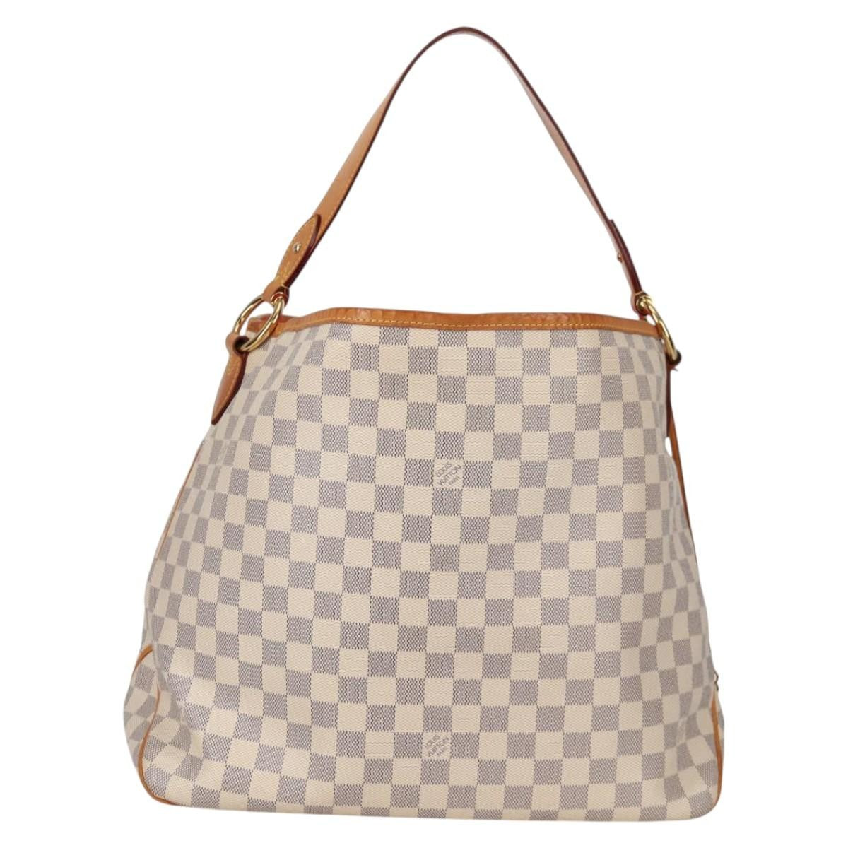 Louis Vuitton Delightful NM Handbag Damier, WHITE, CANVAS, Handbag