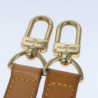 Louis Vuitton Adjustable Shoulder Strap Leather, BEIGE, LEATHER, Straps
