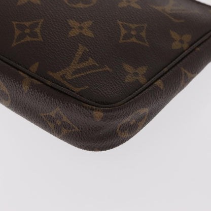 Louis Vuitton Pochette Accessoires NM Monogram Canvas, BROWN, CANVAS, Clutche & pouche
