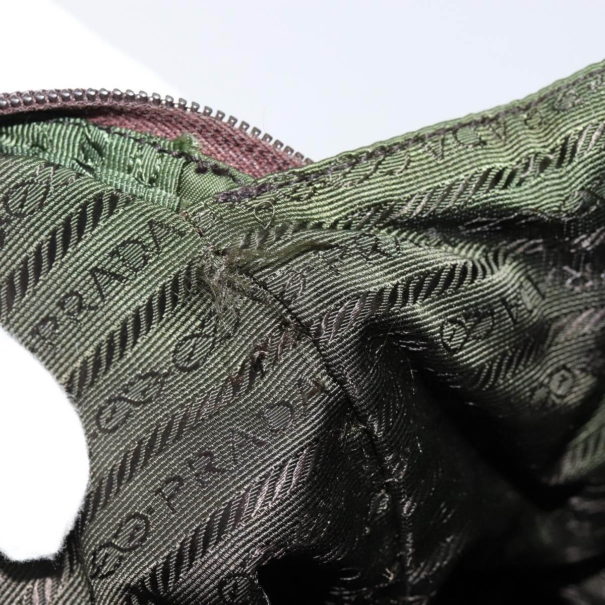 Prada Vintage Handbag Tessuto, KHAKI, NYLON, Handbag