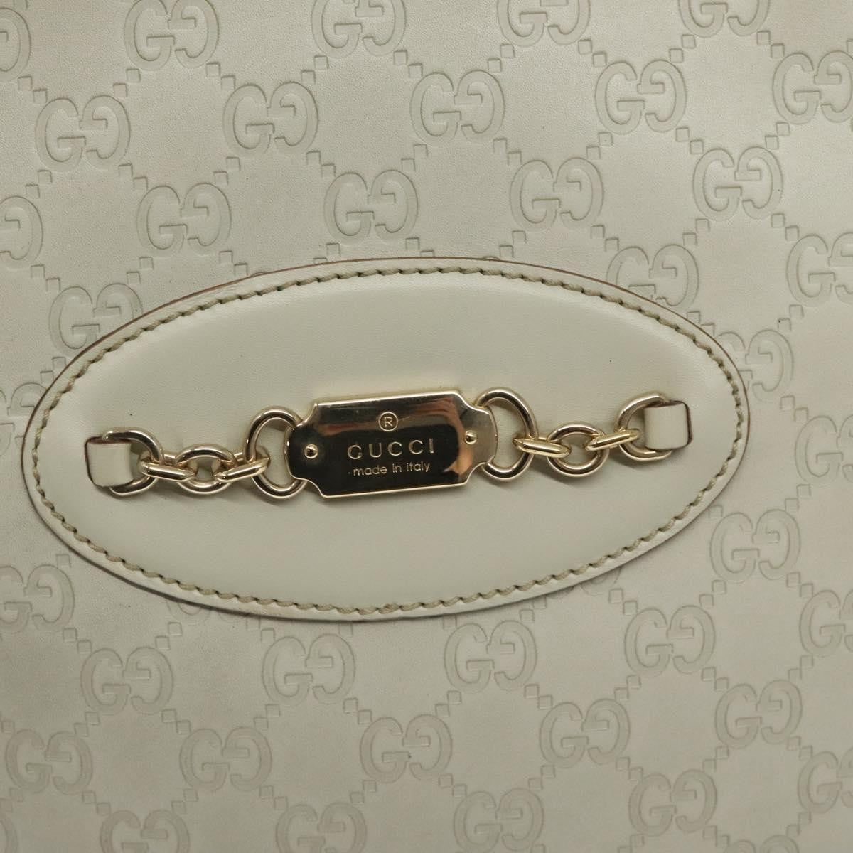 Gucci Punch Tote Guccissima Leather, WHITE, CANVAS, Tote bag