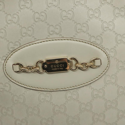 Gucci Punch Tote Guccissima Leather, WHITE, CANVAS, Tote bag