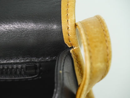 Celine Vintage Shoulder Bag Leather, BLACK, LEATHER, Shoulder bag
