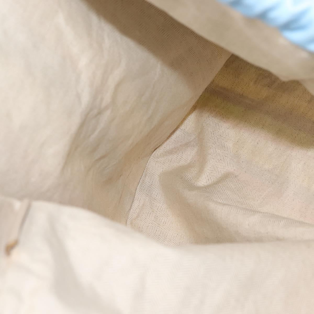 Loewe Drawstring Pouch Printed Canvas, BLUE, CANVAS, Bag