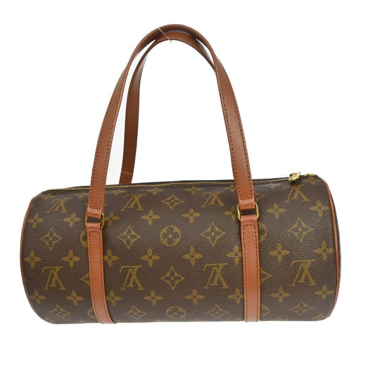 Louis Vuitton Papillon Handbag Monogram Canvas, Brown, Canvas, Handbag