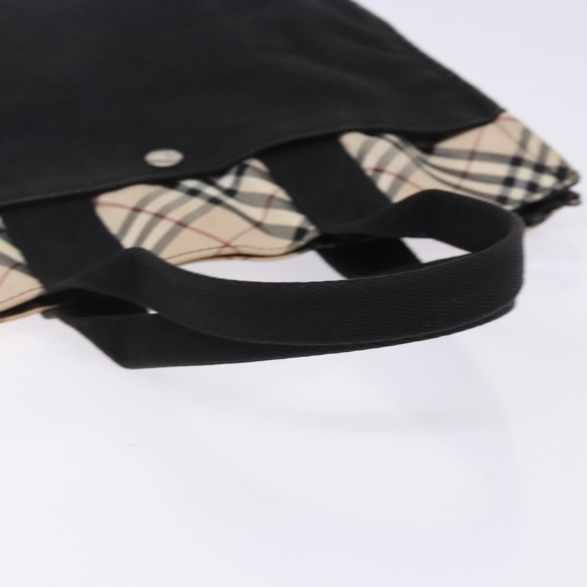 Burberry Nova Check Tote canvas check pattern, BLACK, CANVAS, Tote bag