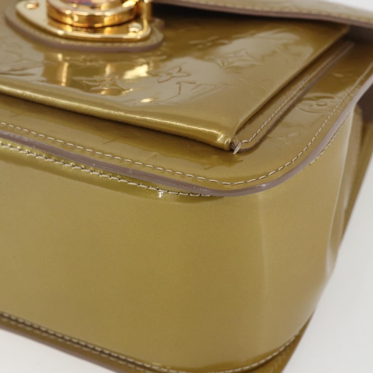 Louis Vuitton Mirada Handbag Monogram Vernis, BEIGE, PATENT_LEATHER, Handbag