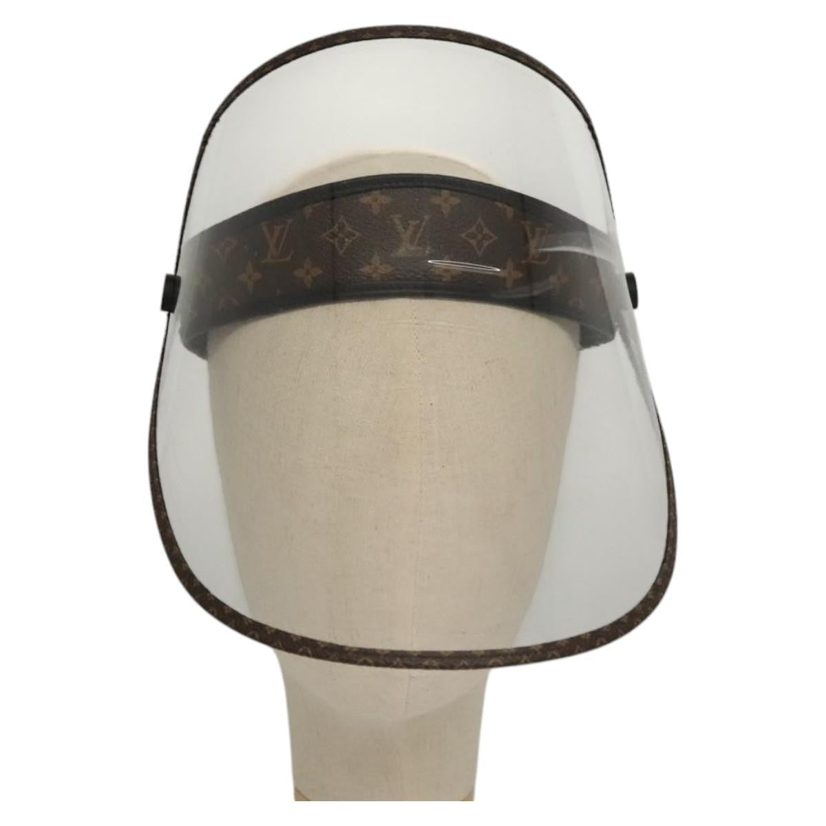 Louis Vuitton Shield Visor Monogram Canvas, BROWN, CANVAS, Head accessory