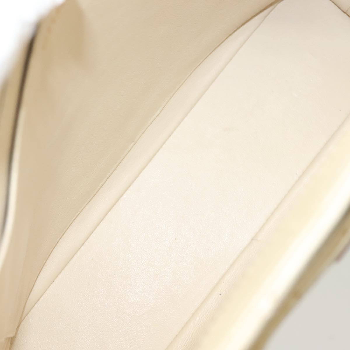 Chanel Vintage CC Front Pocket Tote Quilted Leather, BEIGE, LEATHER, Tote bag