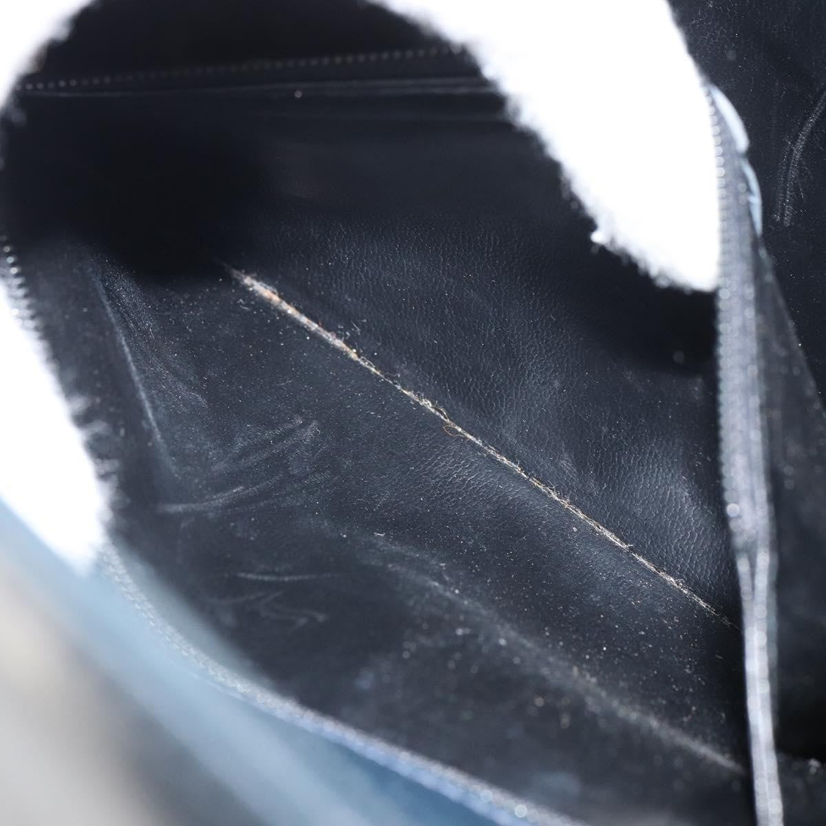 Salvatore Ferragamo Gancini Shoulder Bag Leather, NAVY, LEATHER, Shoulder bag