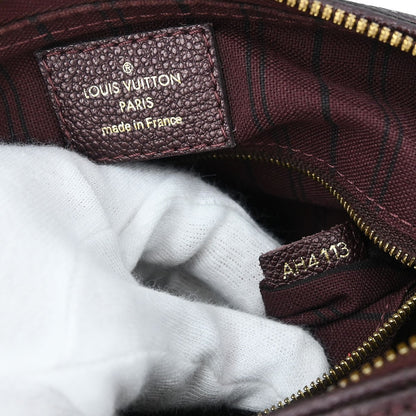 Louis Vuitton Speedy Bandouliere Bag Monogram Empreinte Leather, PURPLE, LEATHER, Handbag