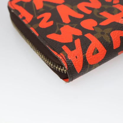 Louis Vuitton Zippy Wallet NM Monogram Graffiti, ORANGE, CANVAS, Wallets