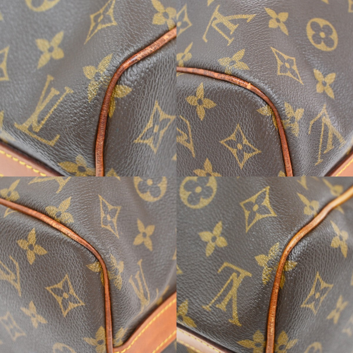 Louis Vuitton Flanerie Handbag Monogram Canvas, BROWN, CANVAS, Shoulder bag