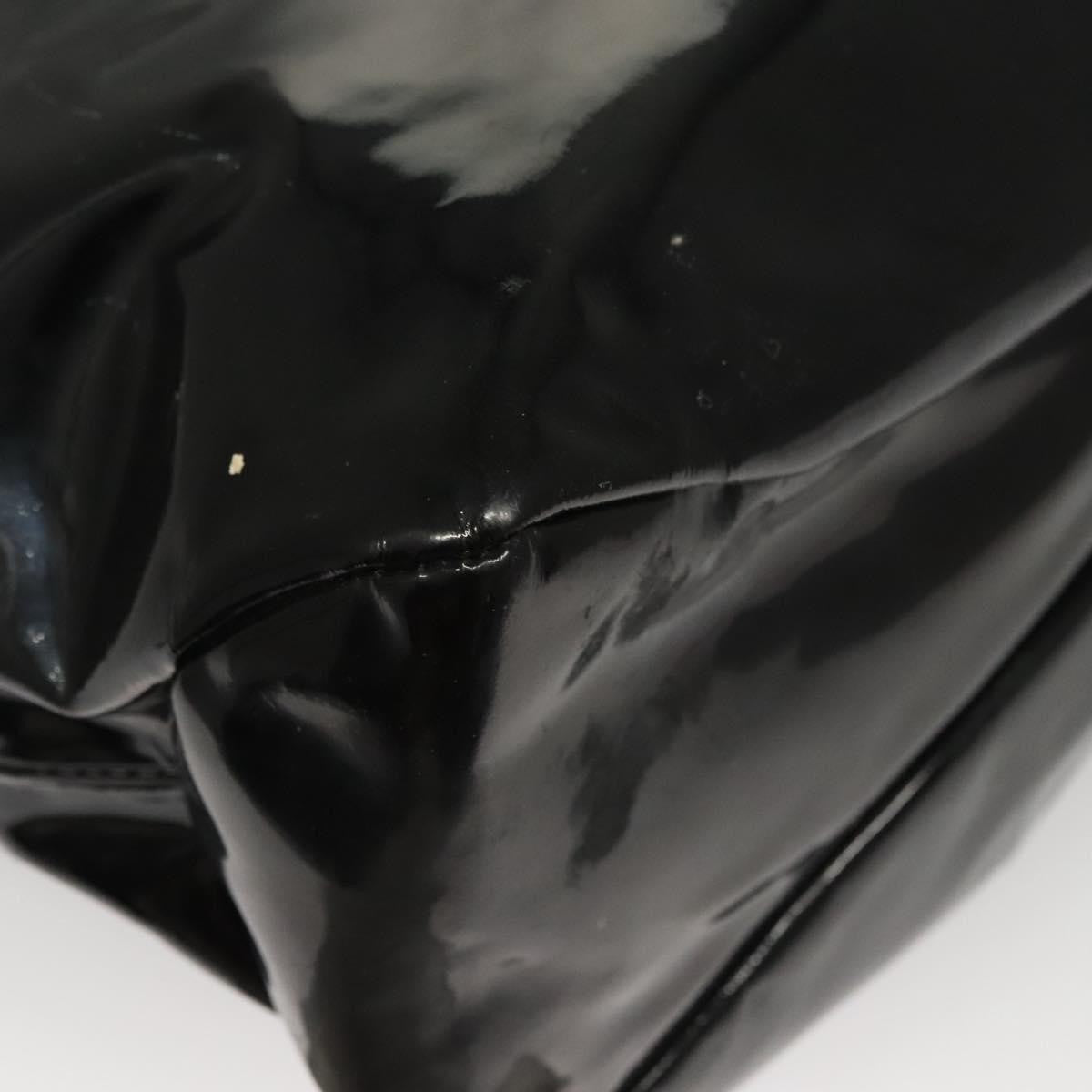 Salvatore Ferragamo Vara Tote Patent Leather, BLACK, PATENT_LEATHER, Tote bag