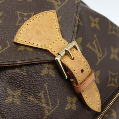 Louis Vuitton Vintage Montsouris Backpack Monogram Canvas, Brown, Canvas, Backpack