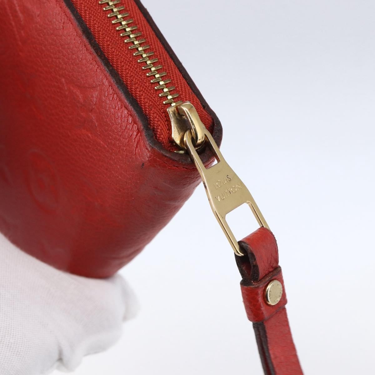 Louis Vuitton Portefeuille zippy Monogramme Empreinte Monogramme Empreinte, RED, LEATHER, Wallets