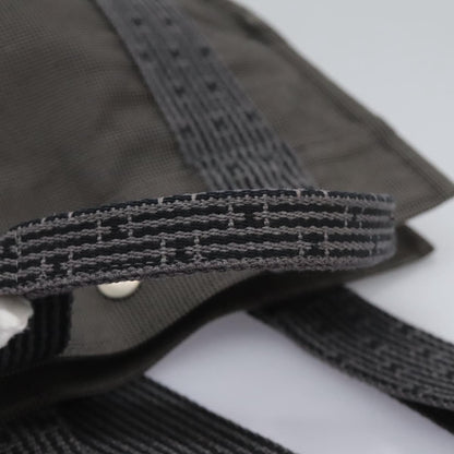 Hermes Herline Backpack Canvas, GRAY, CANVAS, Backpack