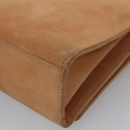 Chanel Flap Crossbody Bag Suede Patchwork, BEIGE, SUEDE, Crossbody bag