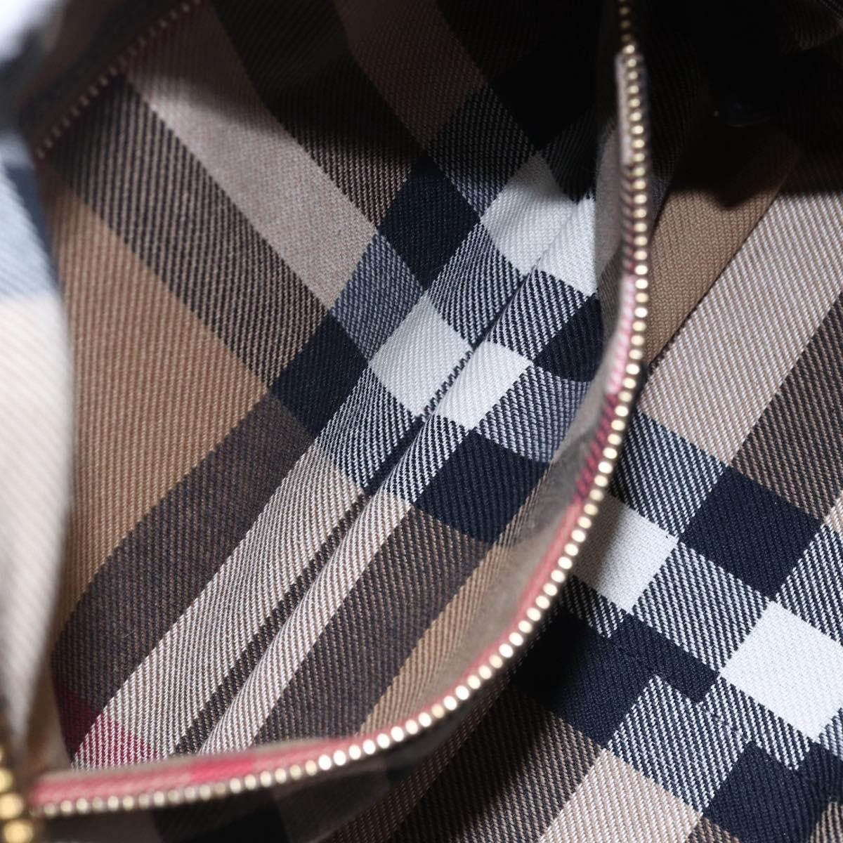 Burberry Vintage Shoulder Bag Leather, BLACK, LEATHER, Shoulder bag